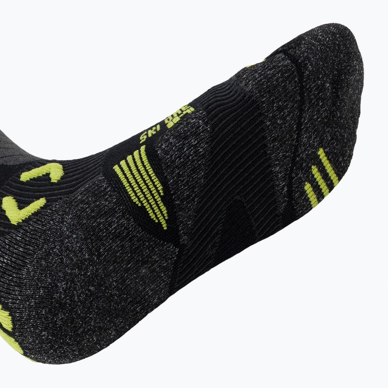 Șosete de schi pentru bărbați UYN Ski One Merino black/lime 5