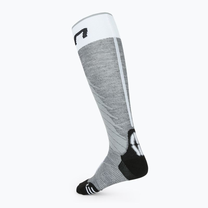 Șosete de schi pentru bărbați UYN Ski One Merino grey melange/white 2