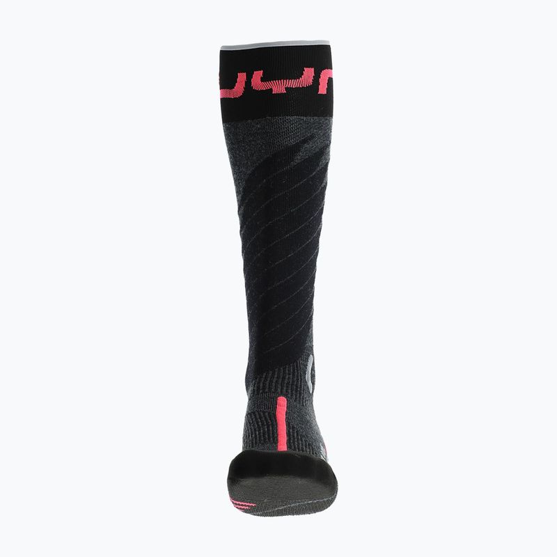 Șosete de schi pentru bărbați UYN Ski One Merino anthracite/pink 3