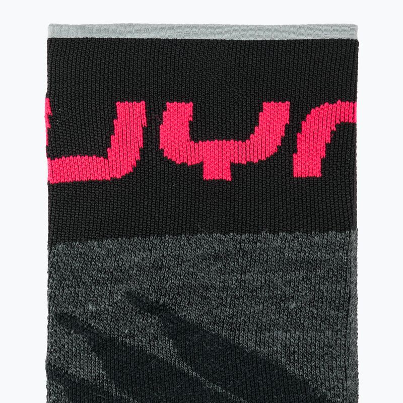 Șosete de schi pentru bărbați UYN Ski One Merino anthracite/pink 4