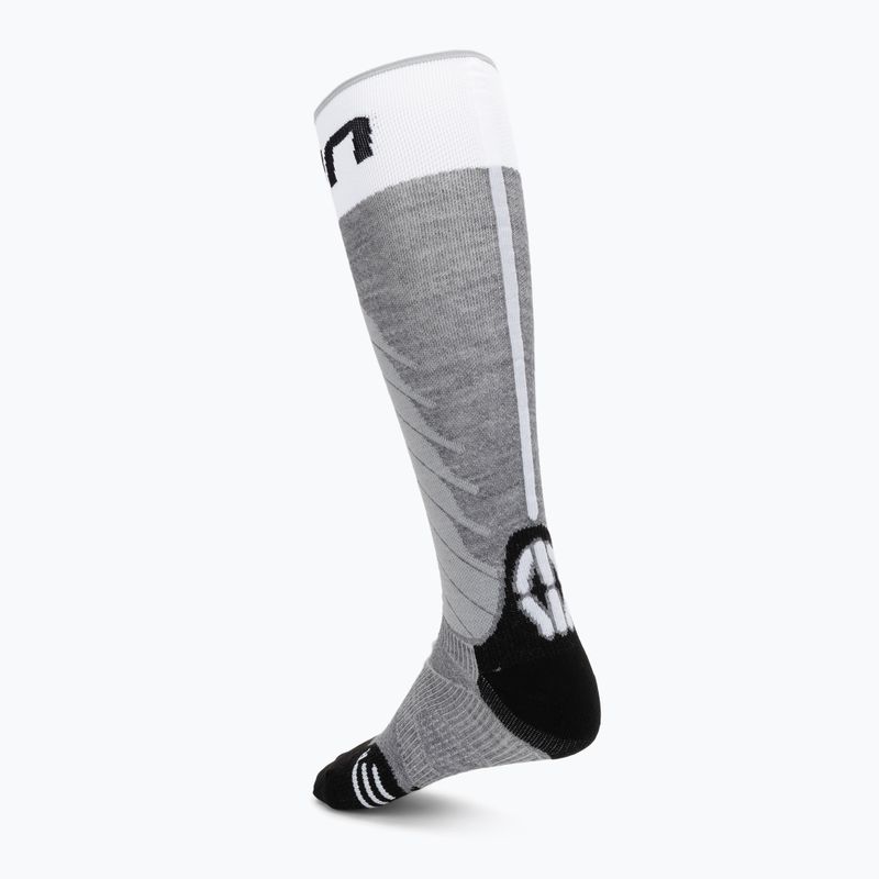 Șosete de schi pentru femei Uyn Ski One Merino Socks grey melange/white 2