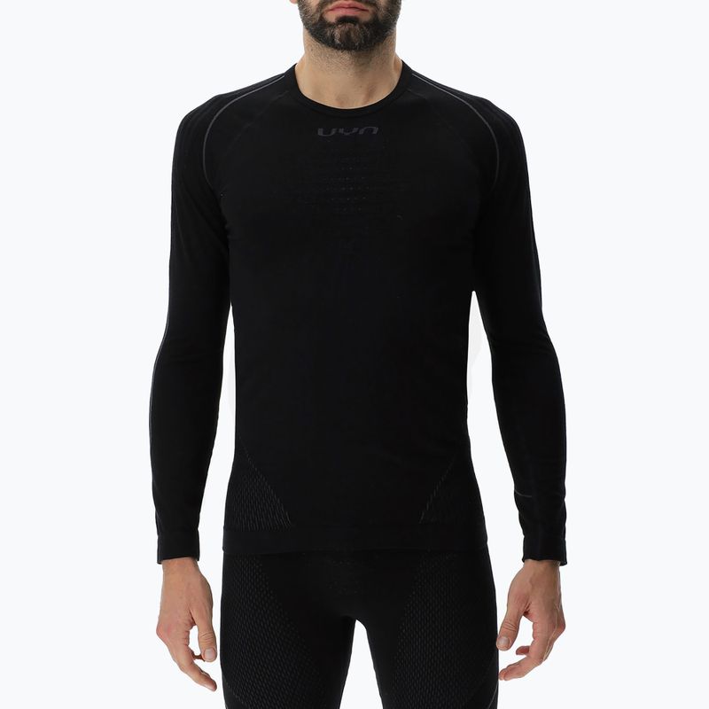 Longsleeve termoactiv pentru bărbați UYN Evolutyon Biotech black 9
