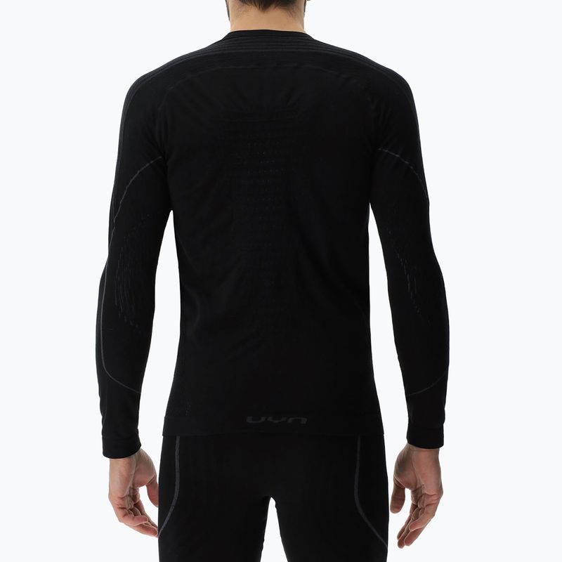 Longsleeve termoactiv pentru bărbați UYN Evolutyon Biotech black 3