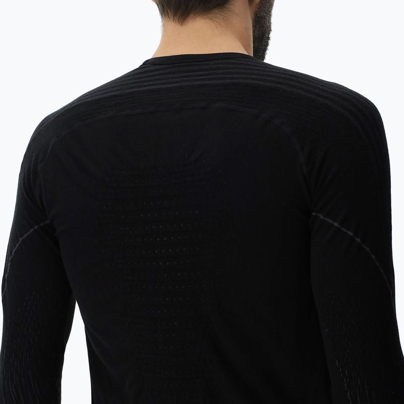 Longsleeve termoactiv pentru bărbați UYN Evolutyon Biotech black 7