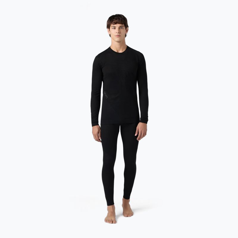 Longsleeve termoactiv pentru bărbați UYN Fusyon Biotech black 2
