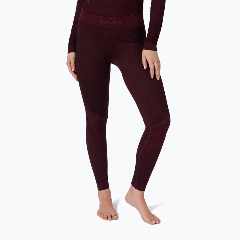 Pantaloni termoactivi pentru femei UYN Fusyon Biotech windsor wine 4