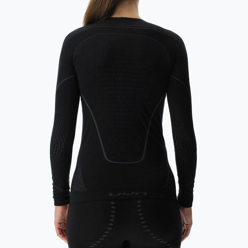 Longsleeve termoactiv pentru femei UYN Evolutyon Biotech black 7
