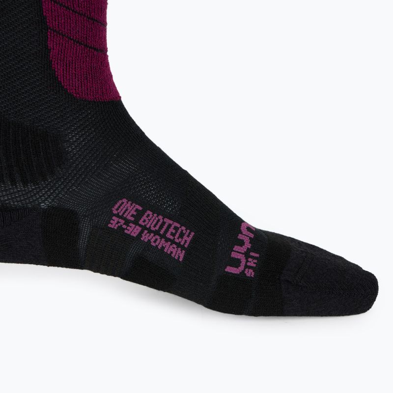 Șosete de schi pentru femei UYN Ski One Biotech black/purple 4