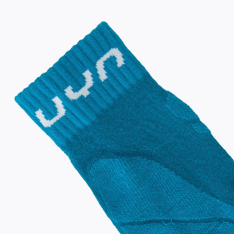 Șosete de schi pentru copii UYN Junior Ski turquoise 4