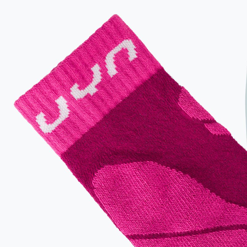Șosete de schi pentru copii UYN Junior Ski pink 4