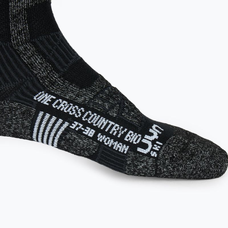 Șosete de schi pentru femei UYN Ski Cross Country One Bio black/anthracite 4