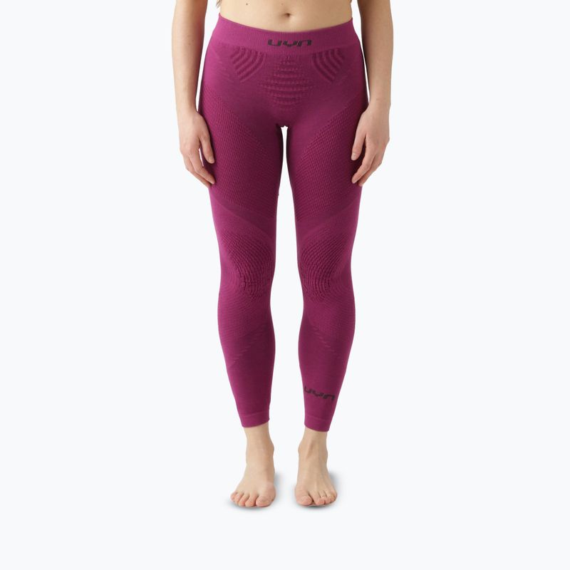 Pantaloni termoactivi pentru femei UYN Evolutyon Biotech berry