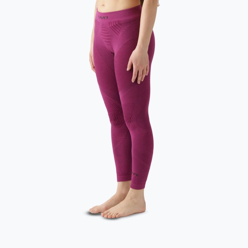 Pantaloni termoactivi pentru femei UYN Evolutyon Biotech berry 4