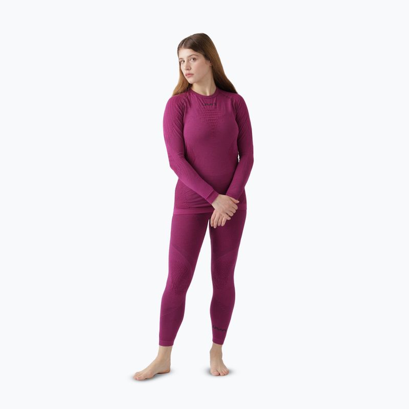 Pantaloni termoactivi pentru femei UYN Evolutyon Biotech berry 7