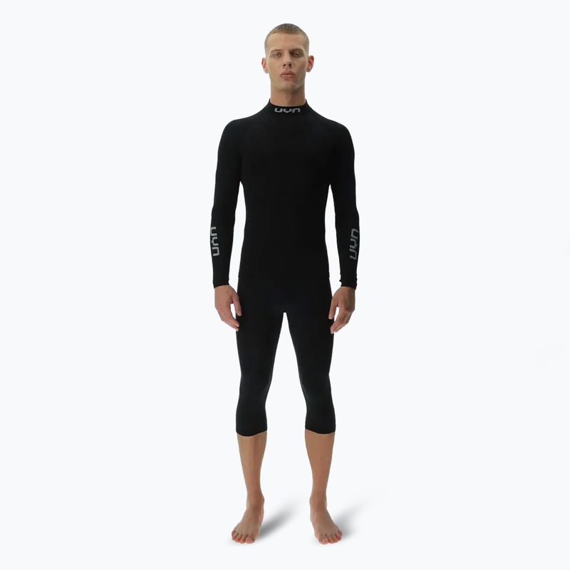 Bluză termică pentru bărbați UYN Elevatyon Biomorph LS Turtle Neck black 2
