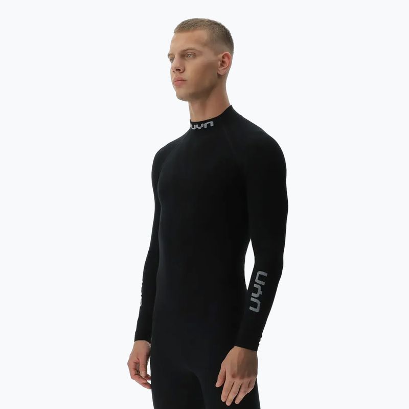 Bluză termică pentru bărbați UYN Elevatyon Biomorph LS Turtle Neck black 4