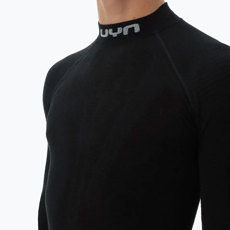 Bluză termică pentru bărbați UYN Elevatyon Biomorph LS Turtle Neck black 5