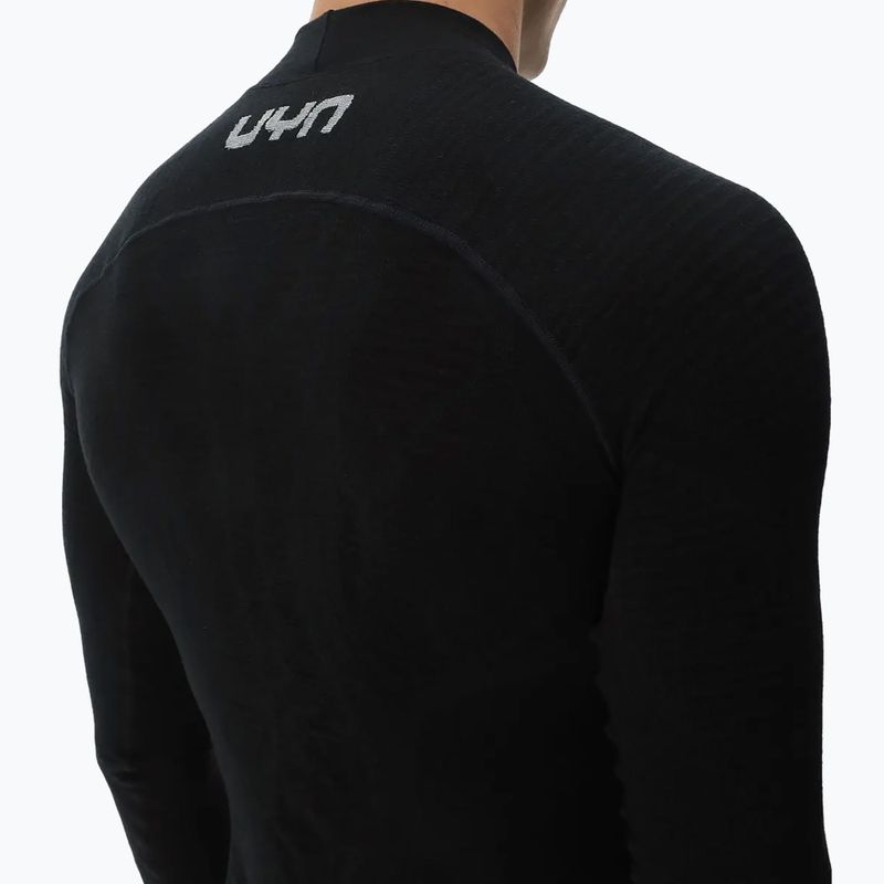 Bluză termică pentru bărbați UYN Elevatyon Biomorph LS Turtle Neck black 6