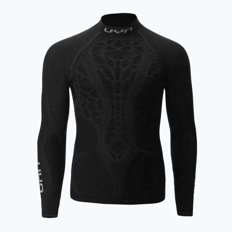 Bluză termică pentru bărbați UYN Elevatyon Biomorph LS Turtle Neck black 7