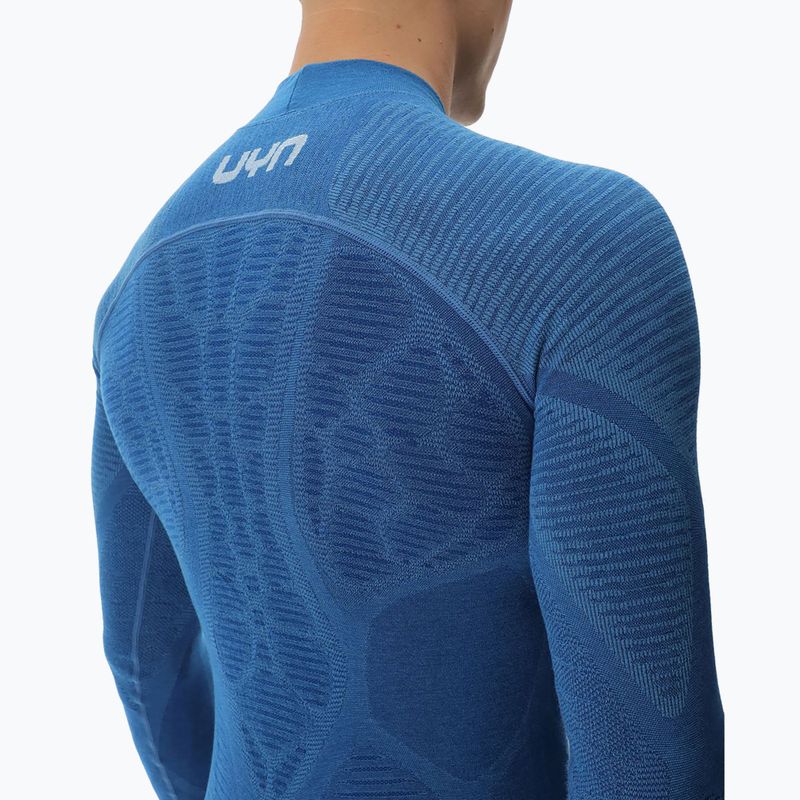 Bluză termică pentru bărbați UYN Elevatyon Biomorph Turtle Neck blue atoll 6