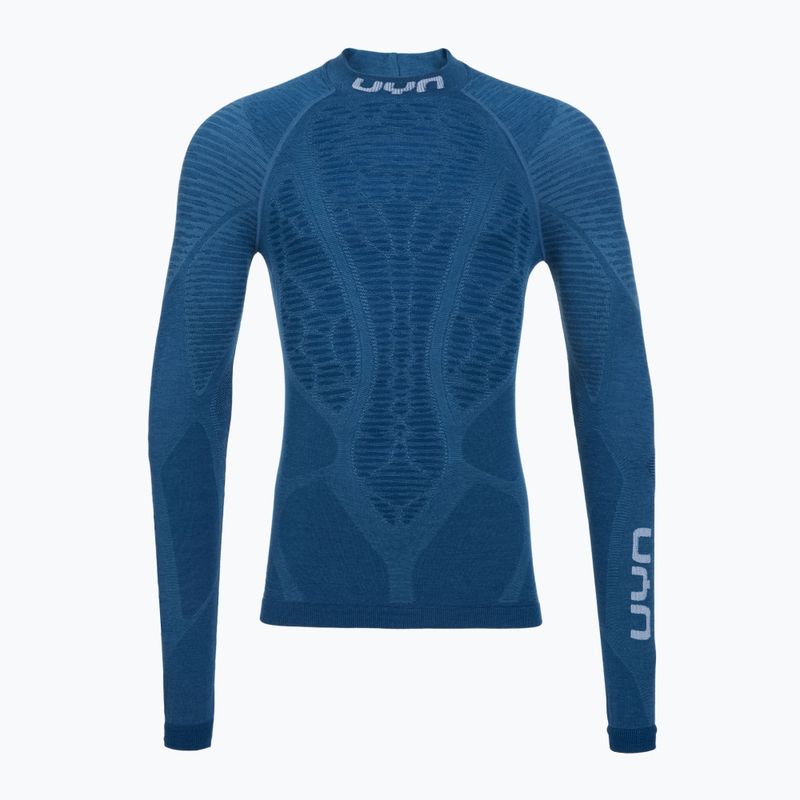 Bluză termică pentru bărbați UYN Elevatyon Biomorph Turtle Neck blue atoll 7