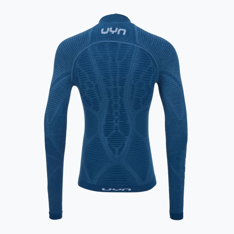 Bluză termică pentru bărbați UYN Elevatyon Biomorph Turtle Neck blue atoll 8