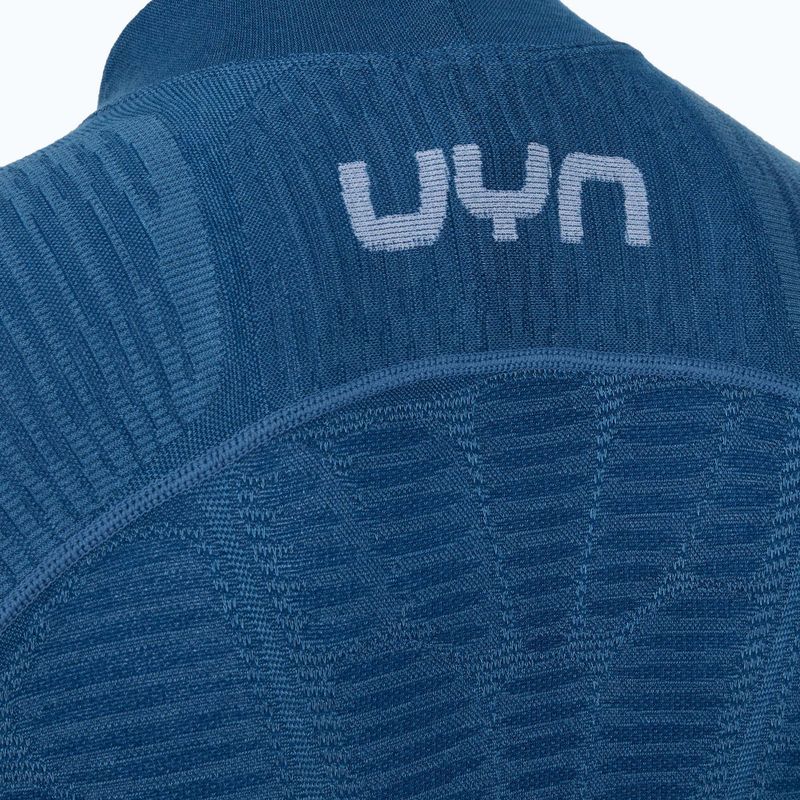 Bluză termică pentru bărbați UYN Elevatyon Biomorph Turtle Neck blue atoll 10
