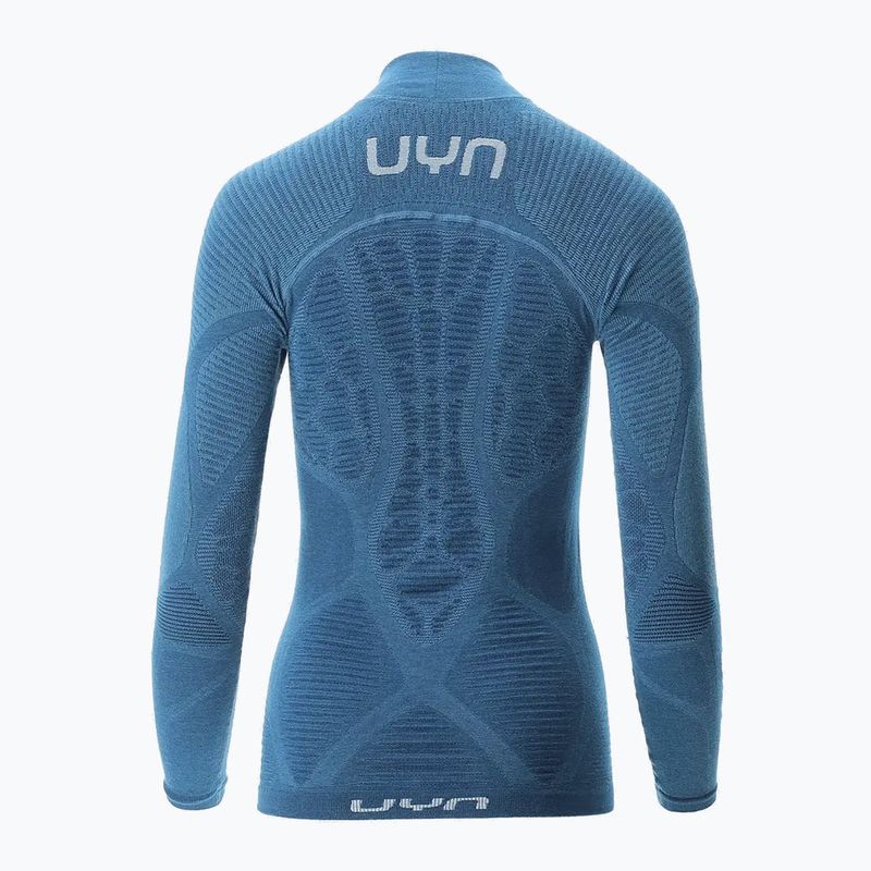 Bluză termică damă UYN Elevation Biomorph LS Turtle Neck blue atoll 8
