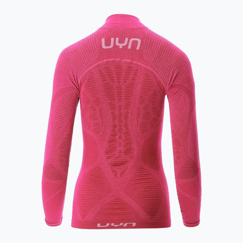 Longsleeve termoactiv pentru femei UYN Elevation Biomorph LS Turtle Neck pink yarrow 8