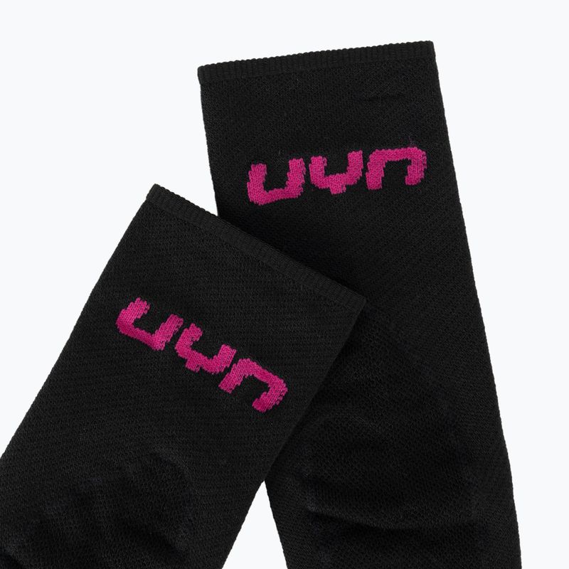 Șosete de schi pentru femei UYN Ski Touring One Bio black/pink yarrow 4