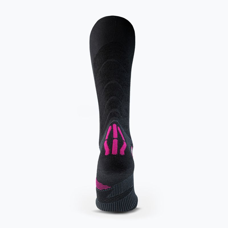 Șosete de schi pentru femei UYN Ski Touring One Bio black/pink yarrow