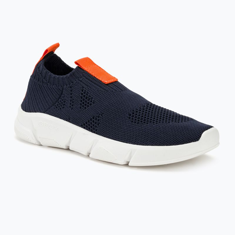 Încălțăminte pentru junior Geox Aril ocean blue/orange