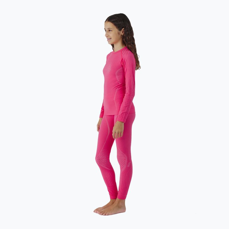 Set de lenjerie termoactivă pentru copii UYN Junior Visyon 2.0 sweet pink 3