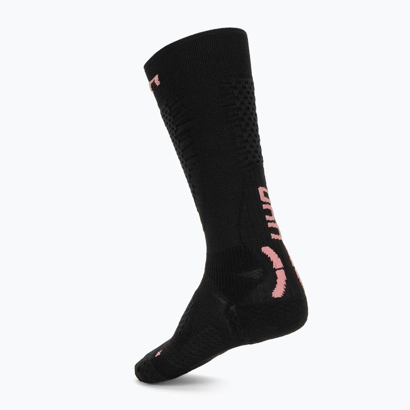 Șosete de schi pentru femei UYN Ski One Pure Snow plack/pink 2