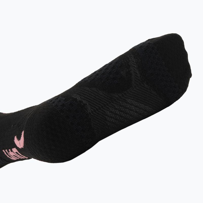 Șosete de schi pentru femei UYN Ski One Pure Snow plack/pink 3