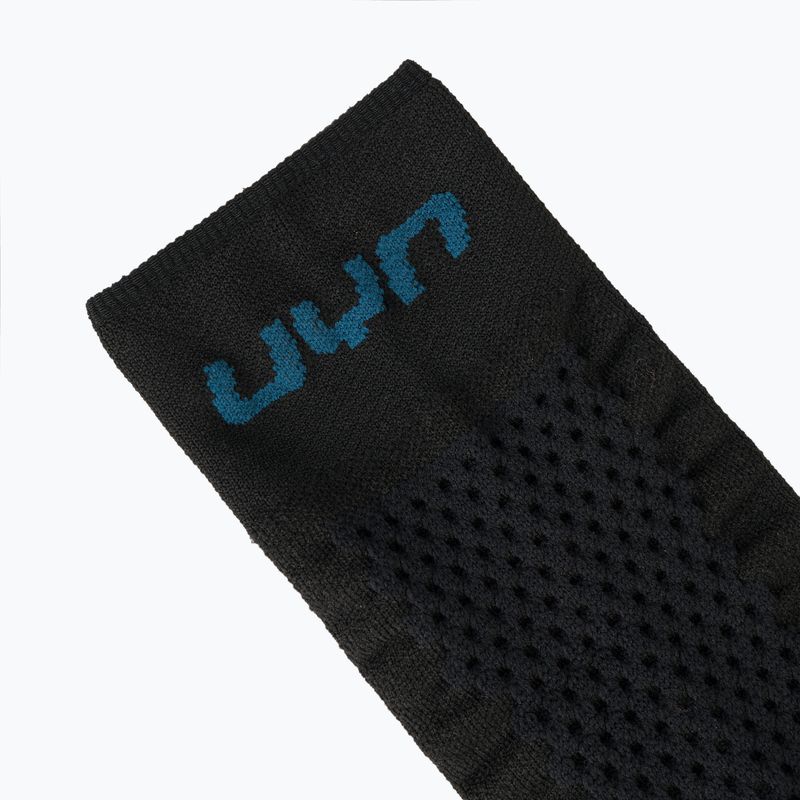 Șosete de schi pentru bărbați UYN One Pure Snow negru/albastru 4