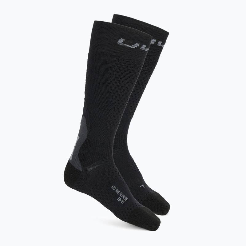 Șosete de schi pentru bărbați UYN Ski One Alpine Merino black/grey