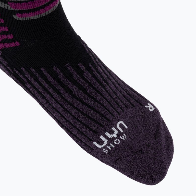 Șosete de snowboard pentru femei UYN Ski Snowboard black/purple 3