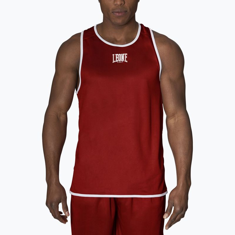 Tricou bărbătesc cu două fețe Leone Double Face Boxing Singlet albastru/roșu AB214 4