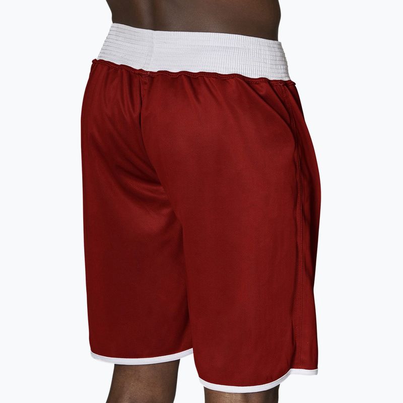 Pantaloni scurți reversibili pentru bărbați Leone Double Face Boxing albastru/roșu AB215