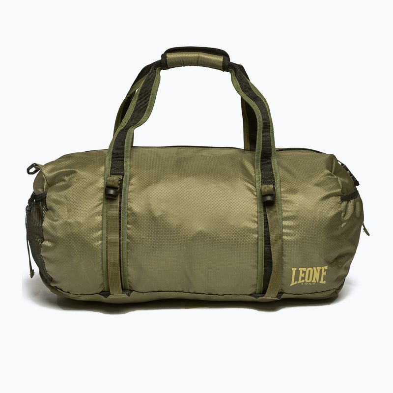 Leone Duffel geantă de antrenament verde AC904 4