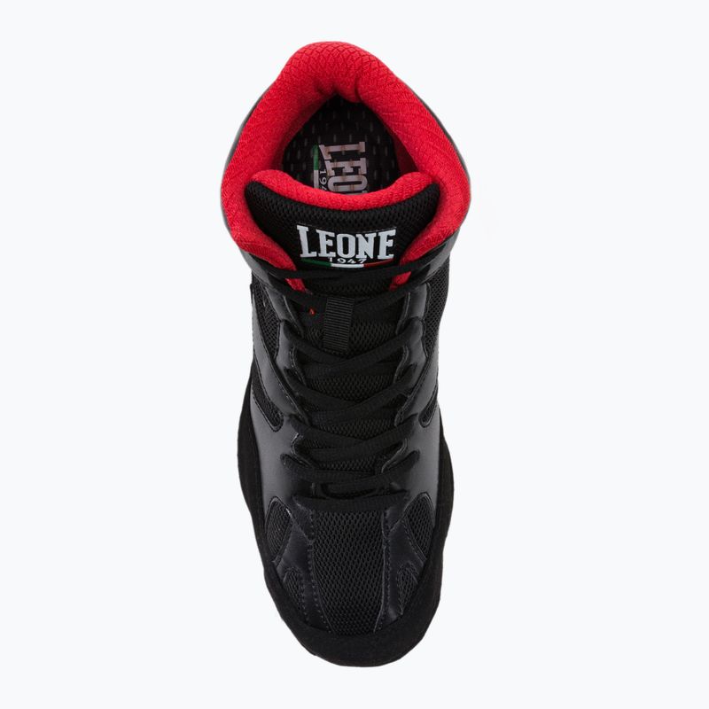 LEONE pantofi de box pentru bărbați 1947 Luchador negru CL130 6
