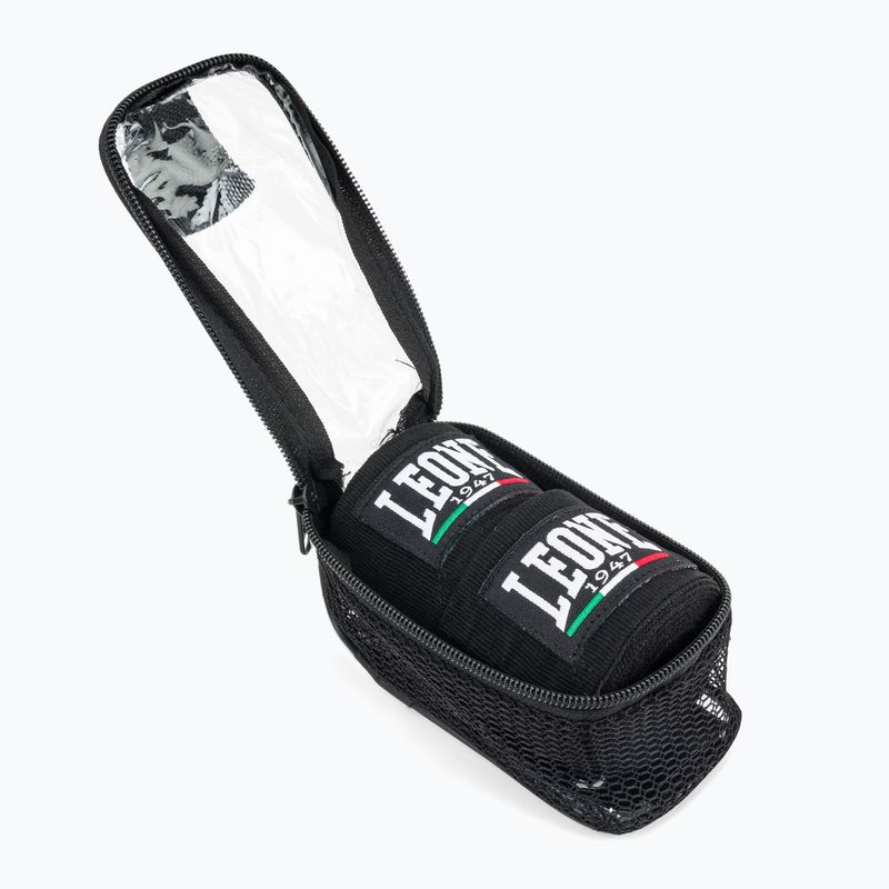 Bandaje de box LEONE 1947 Hand Wraps 450 cm black 3