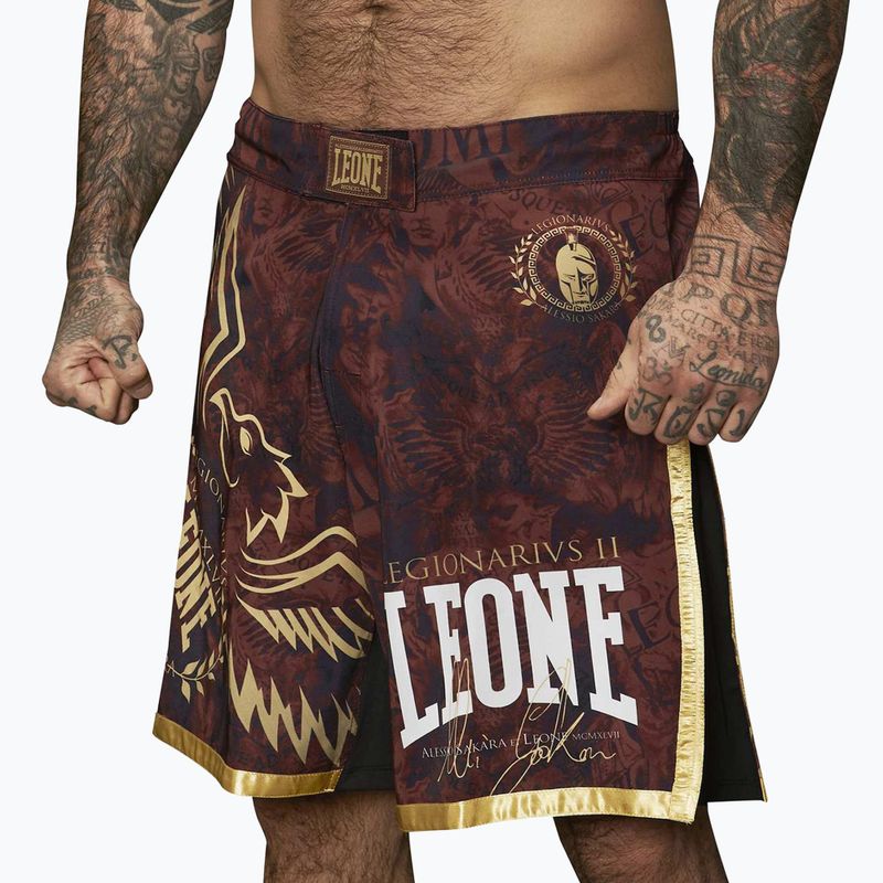 MMA pantaloni scurți LEONE 1947 Legionarivs II bordeaux