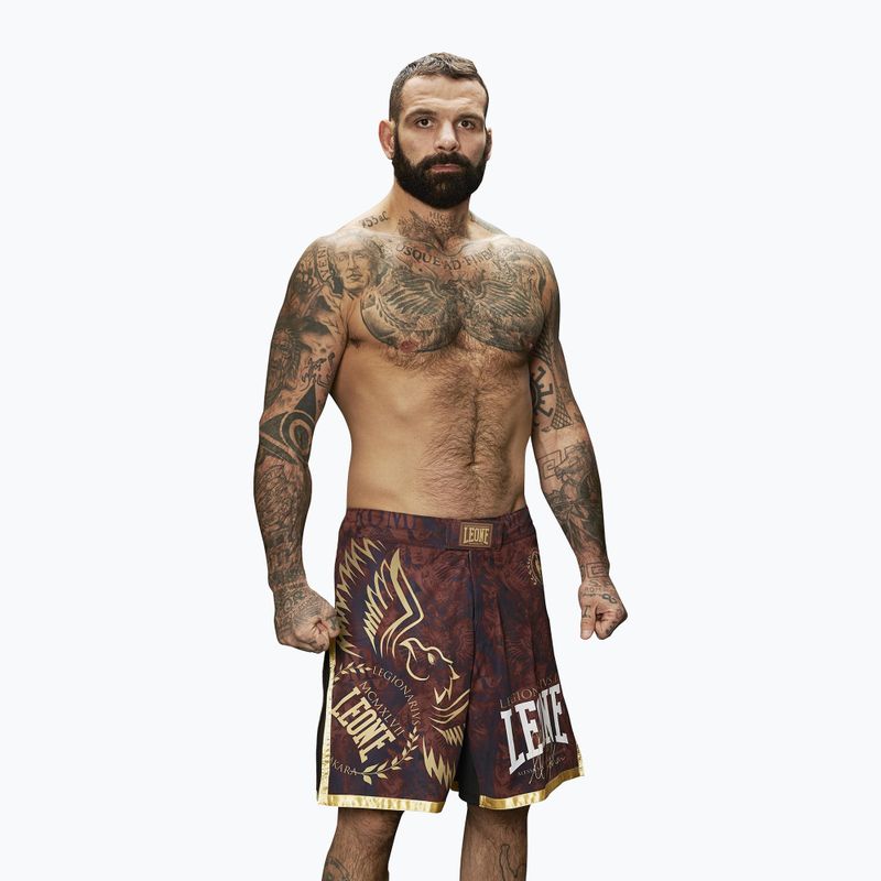 MMA pantaloni scurți LEONE 1947 Legionarivs II bordeaux 4