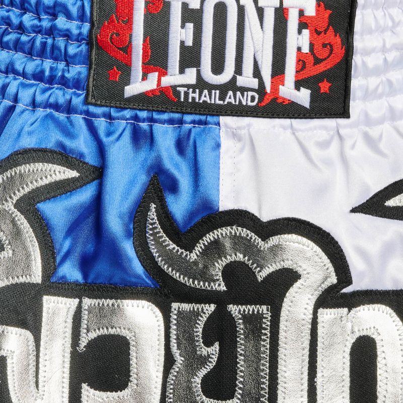 Pantaloni scurți de antrenament pentru bărbați LEONE 1947 Siam Thai blue/white 6