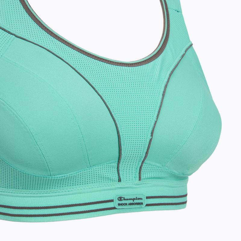 Sutien de antrenament Shock Absorber Ultimate Run Bra green 3