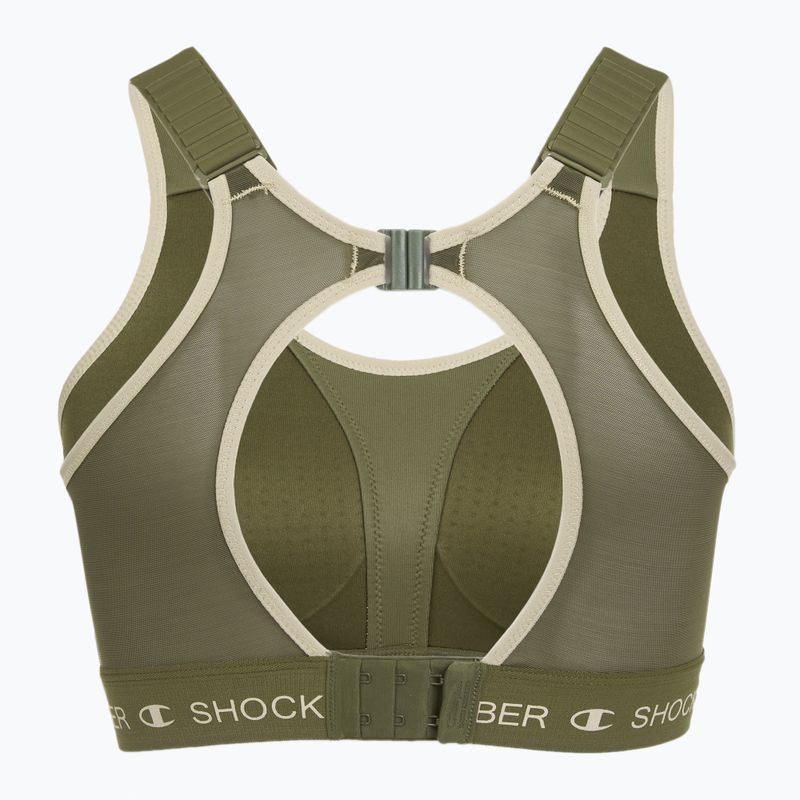Sutien de antrenament Shock Absorber Ultimate Run Bra Padded khaki 2