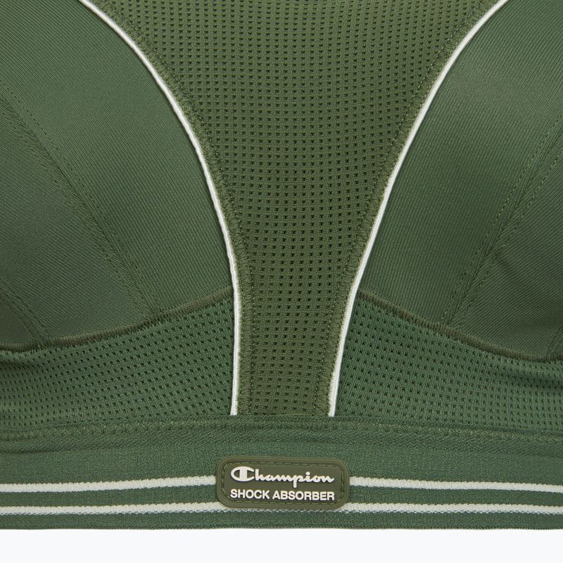 Sutien de antrenament Shock Absorber Ultimate Run Bra greyish green 3