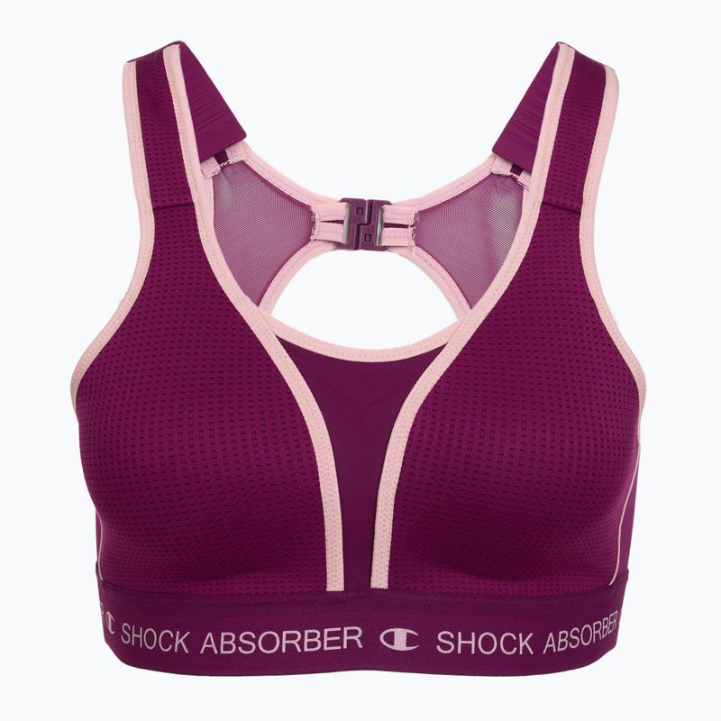Sutien de antrenament Shock Absorber Ultimate Run Bra Padded deep purple